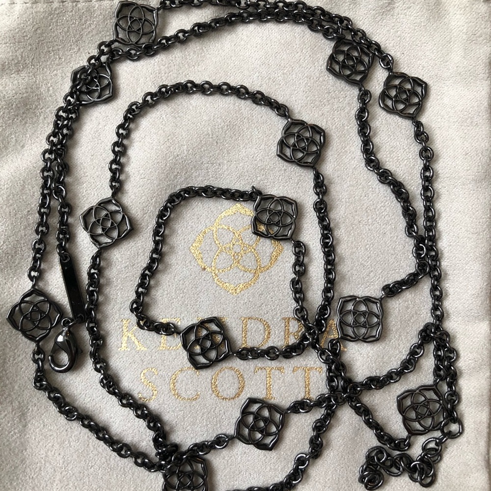 Kendra Scott Gunmetal Devalyn